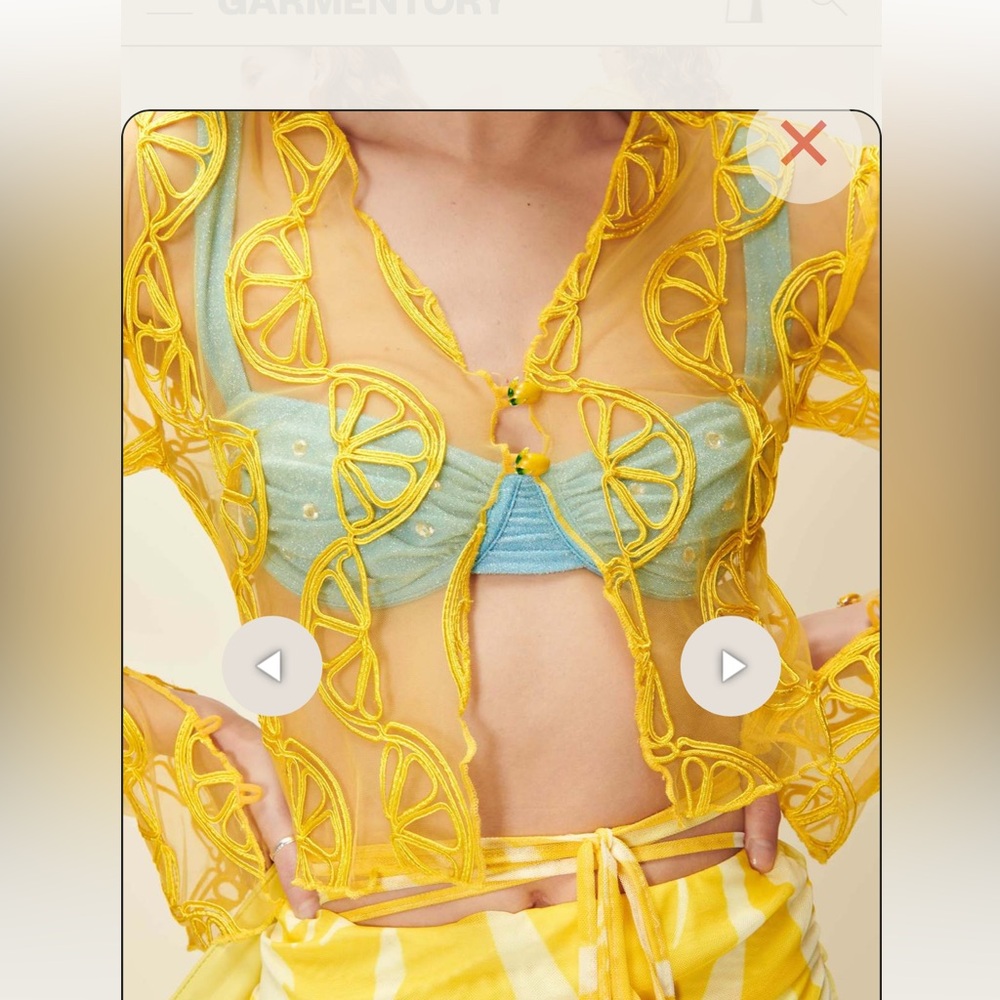 House of Sunny Casa limon shirt NWT